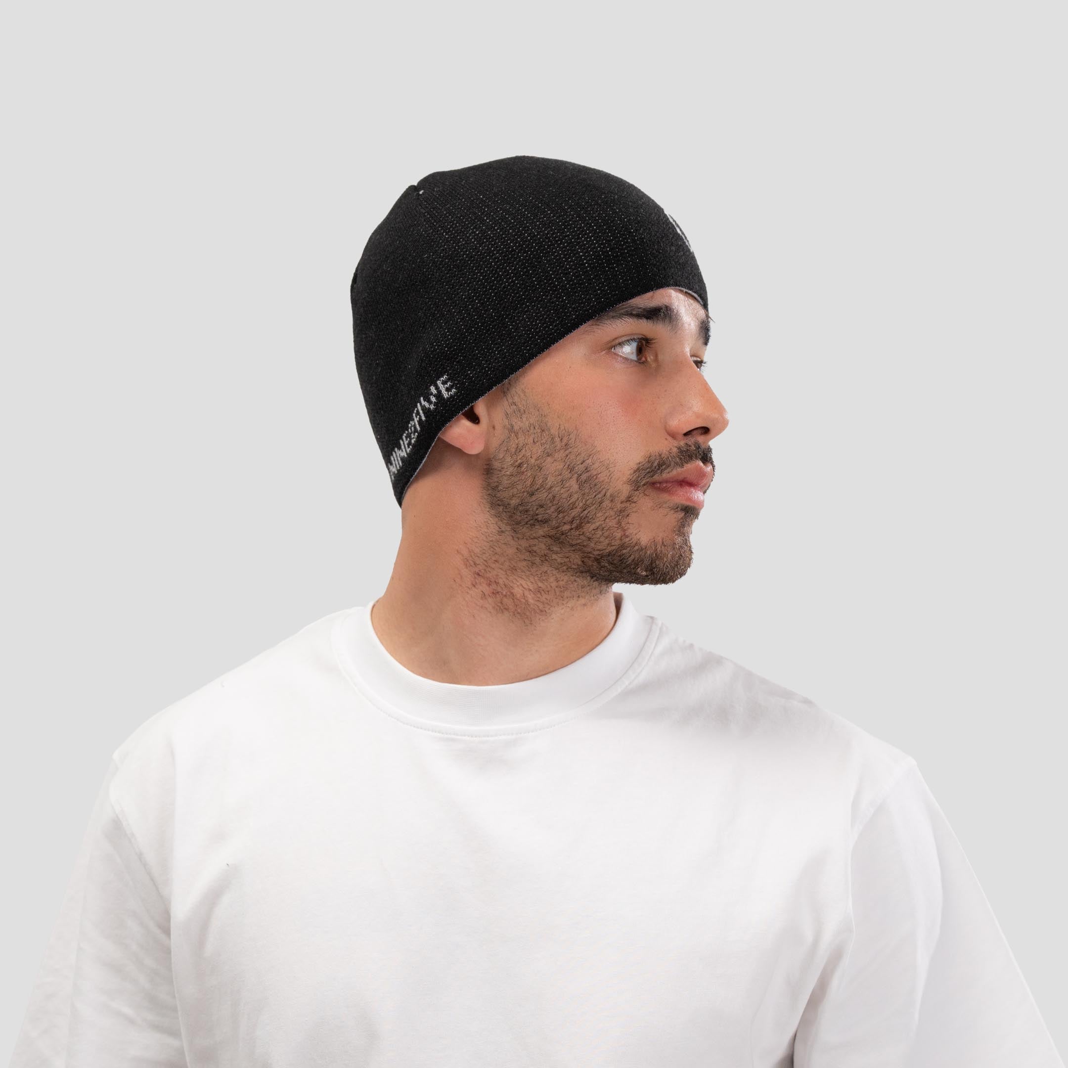 Reversible Beanie Blue & Black