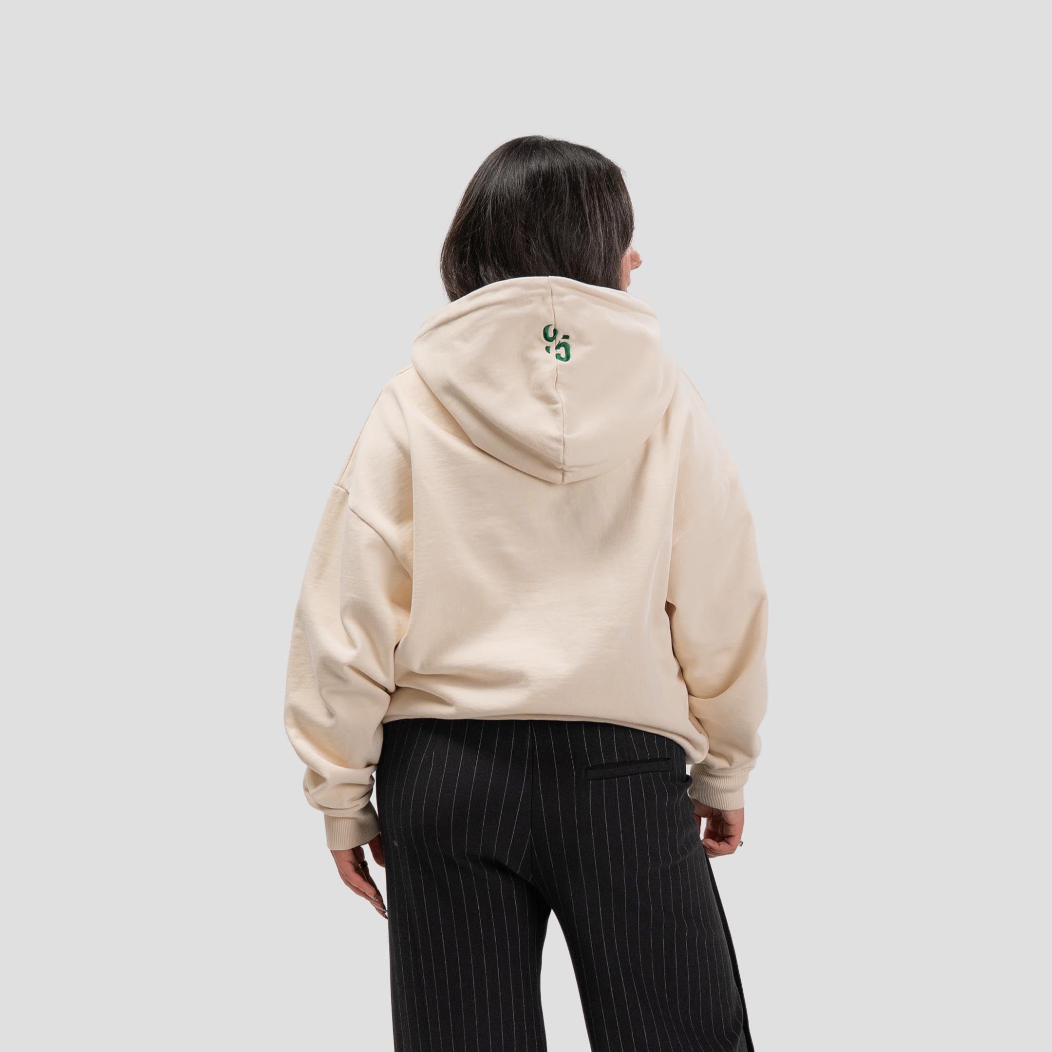 OOO Hoodie Bone-White