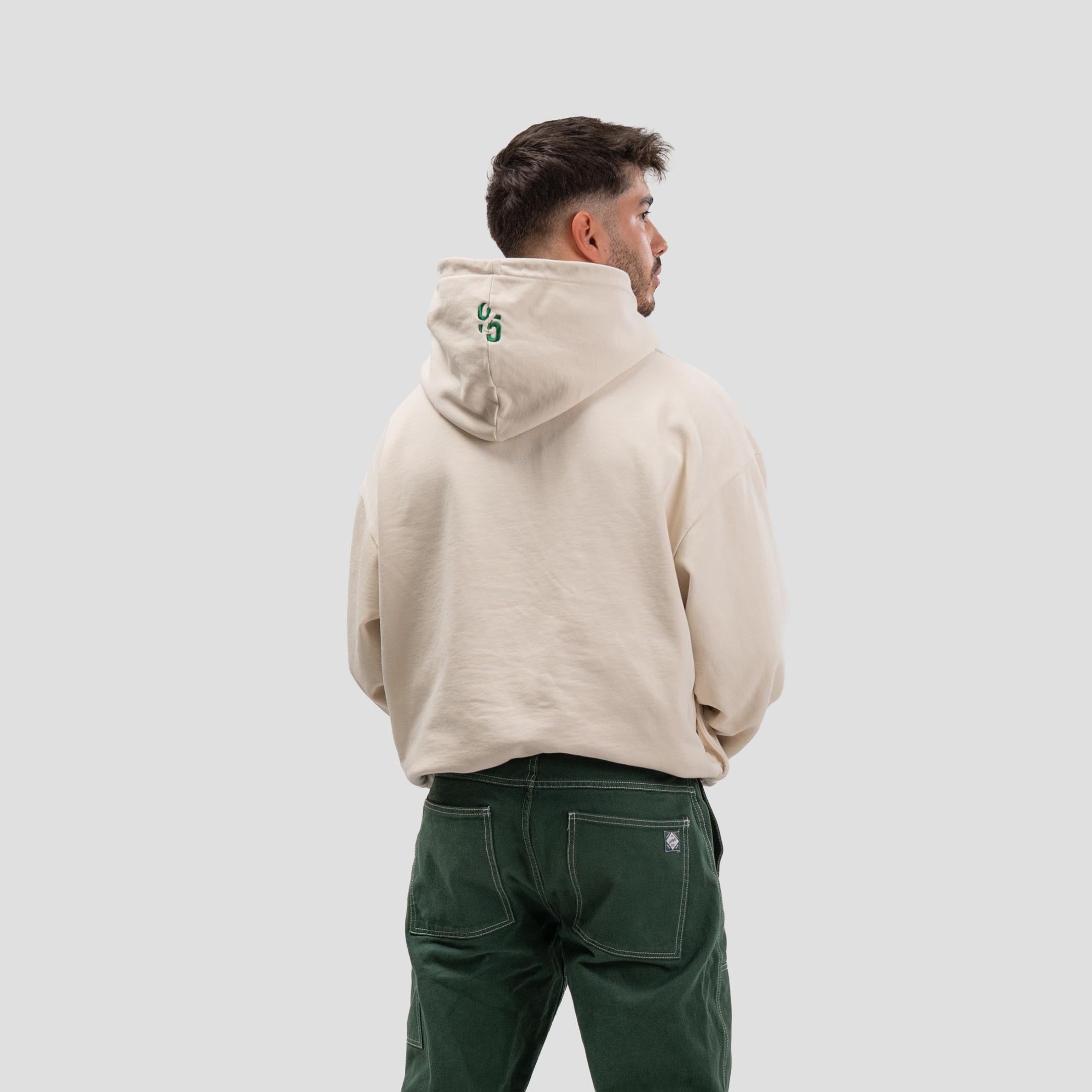 OOO Hoodie Bone-White